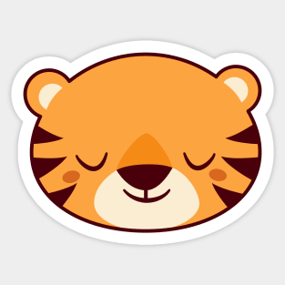 Kawaii Cute KittenTiger Sticker